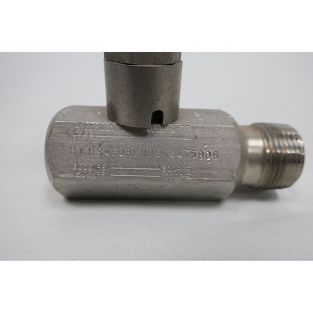 Anderson Greenwood 12In X 34In Manual Npt Stainless 6000Psi Needle Valve H7HIS46QBLHD 062475006